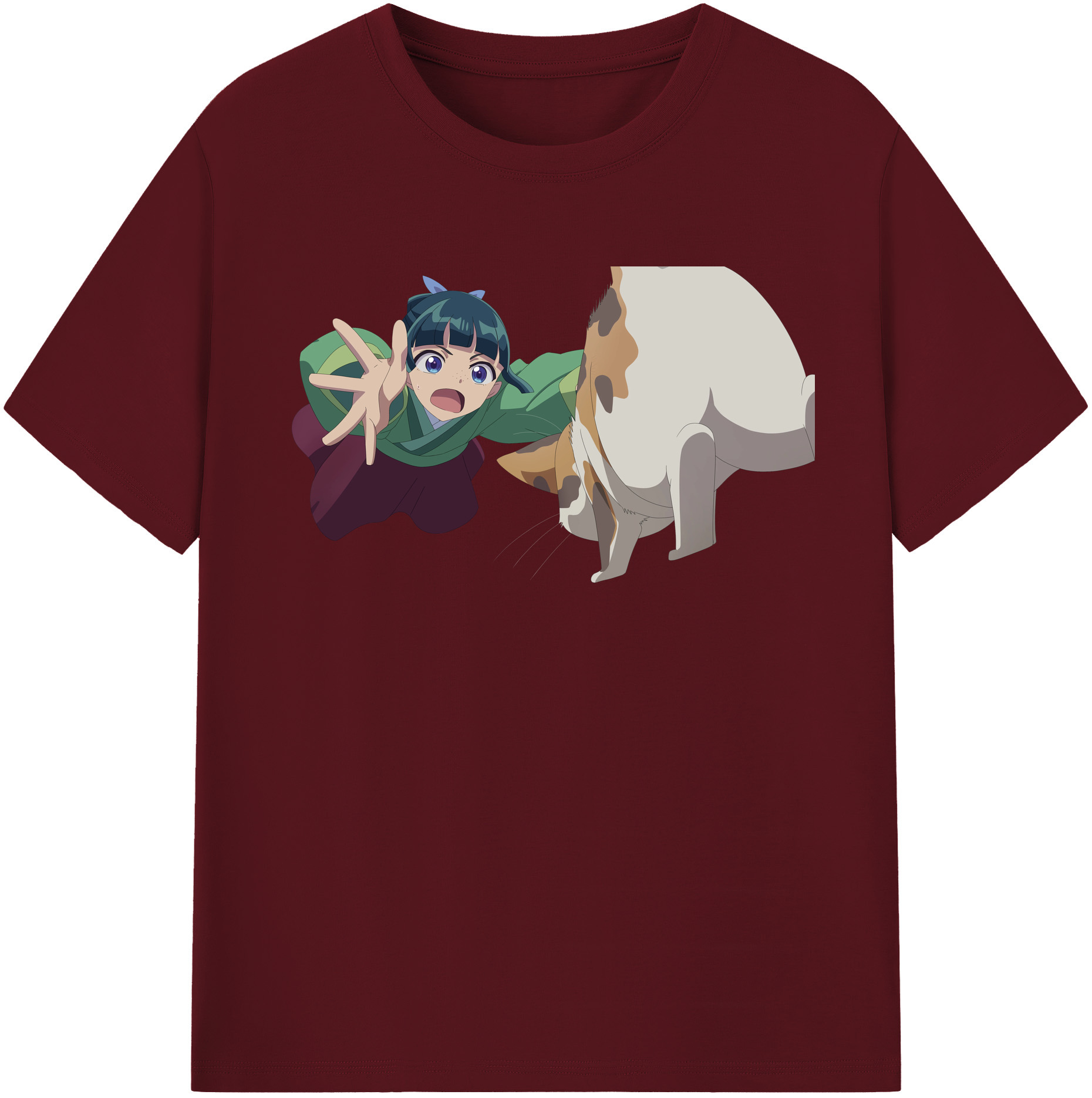 （画像用） 薬屋のひとりごと The Apothecary Diaries 綿100％半袖Tシャツ（フロントプリント）